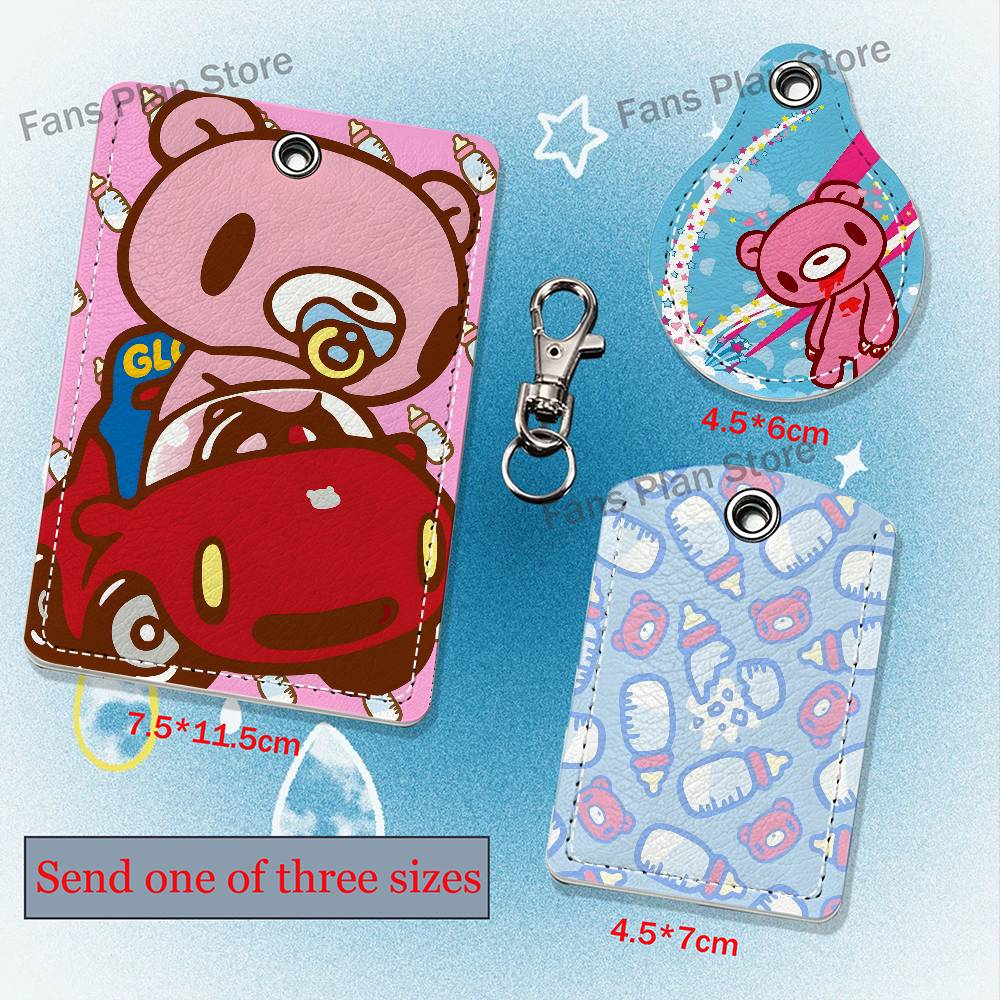 Lanyard Badge Holder - Кожаный брелок-держатель для бейджа с мультяшным