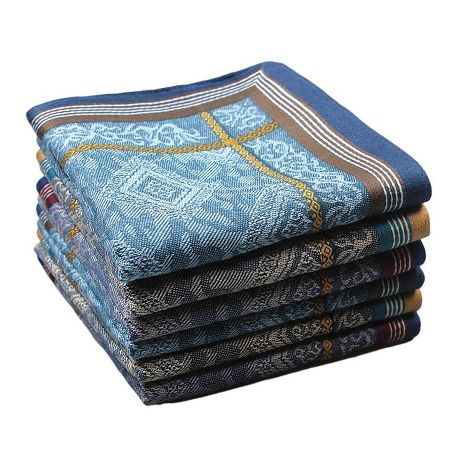 3 шт. хлопковых платков-носовы – обзор и цена Handkerchief Cotton Men