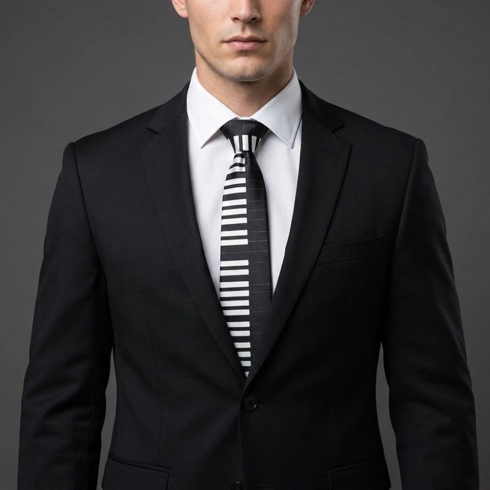 Простой узкий галстук в стиле  – обзор и цена Skinny Tie Men