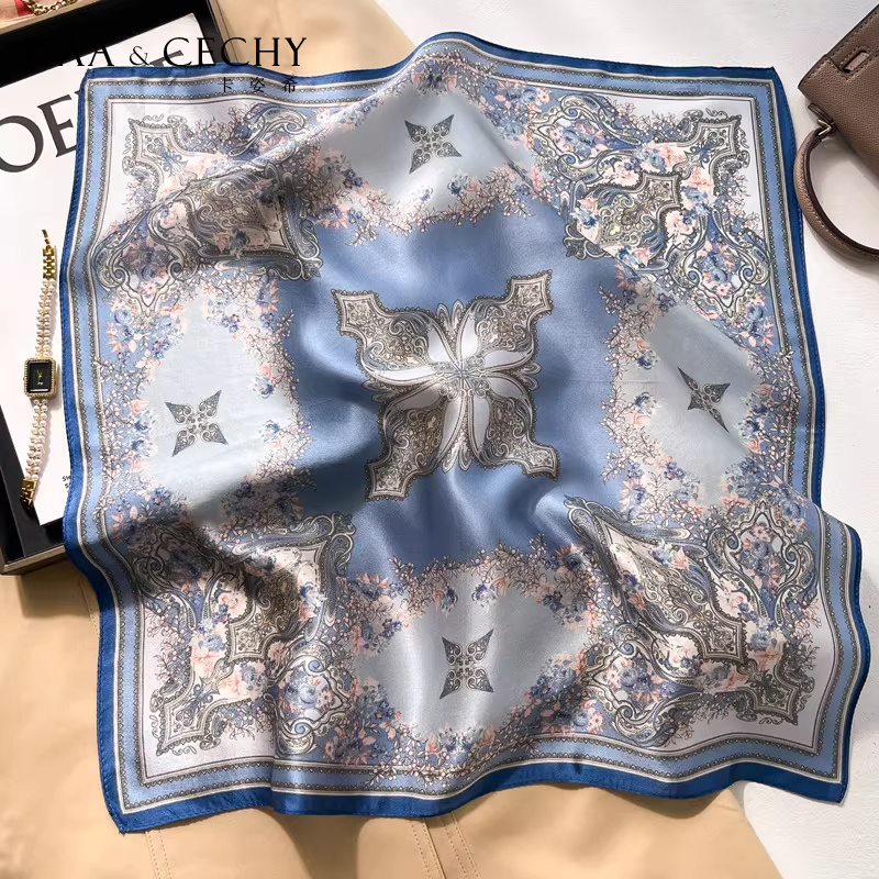 Шелковый платок-бандана 50 см  – обзор и цена Silk Neck Scarf